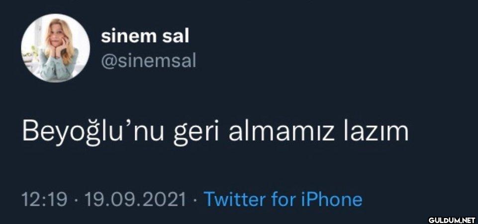 Beyoğlu'nu geri almamız...