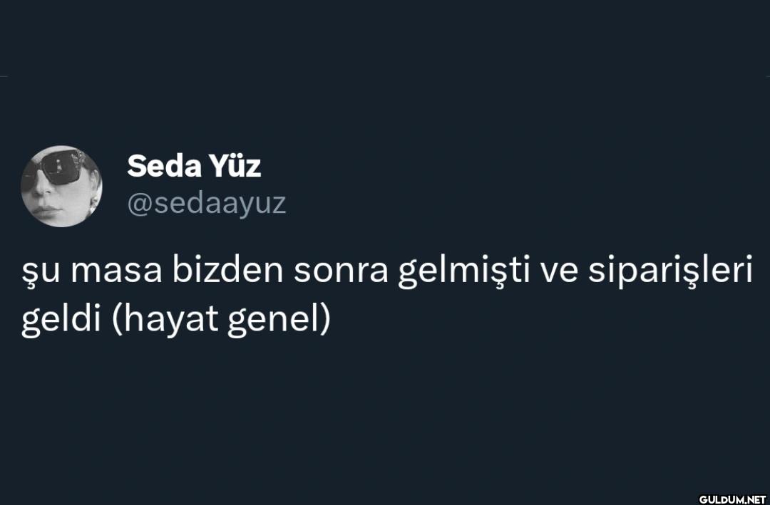 şu masa bizden sonra...