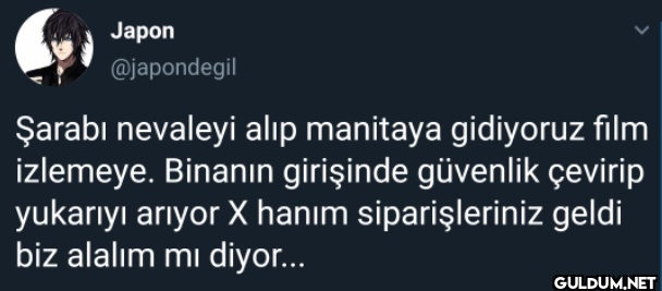 Şarabı nevaleyi alıp...