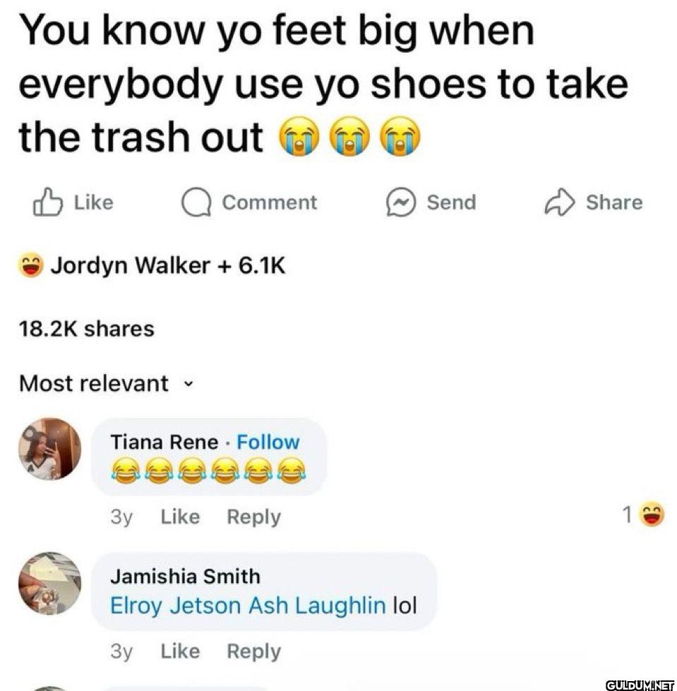 You know yo feet big when...