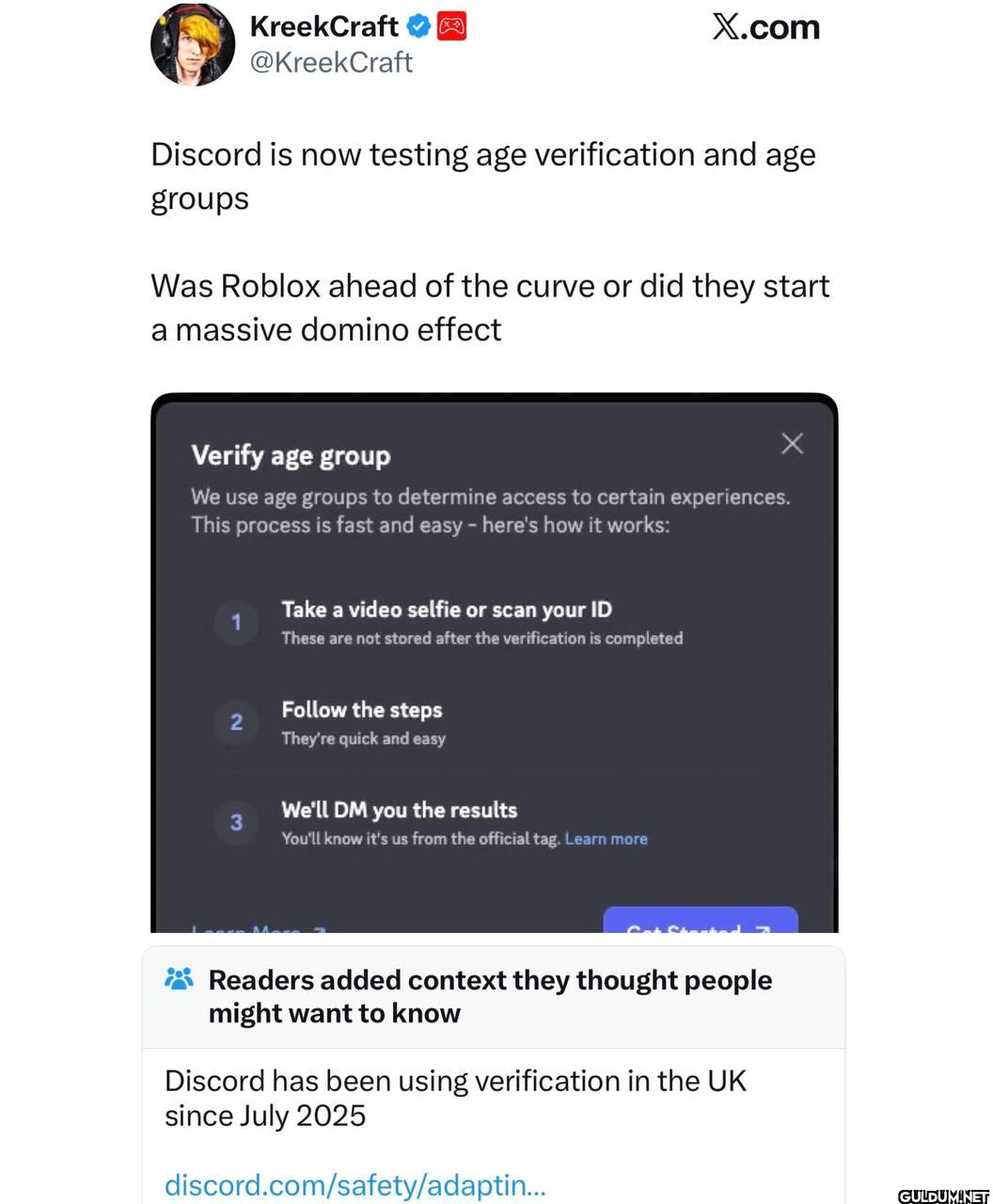 X.com Discord is now...