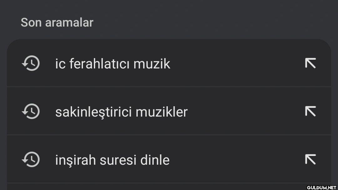 Son aramalar D ic...