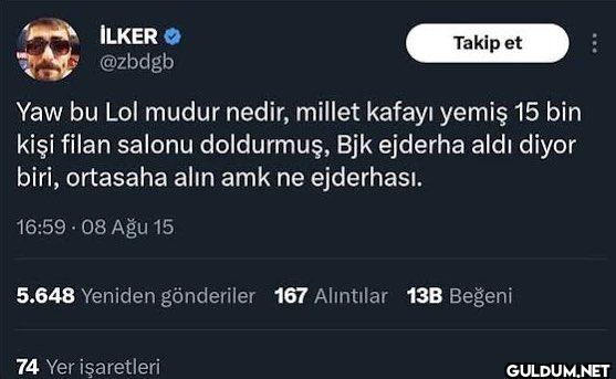 İLKER @zbdgb Takip et Yaw...