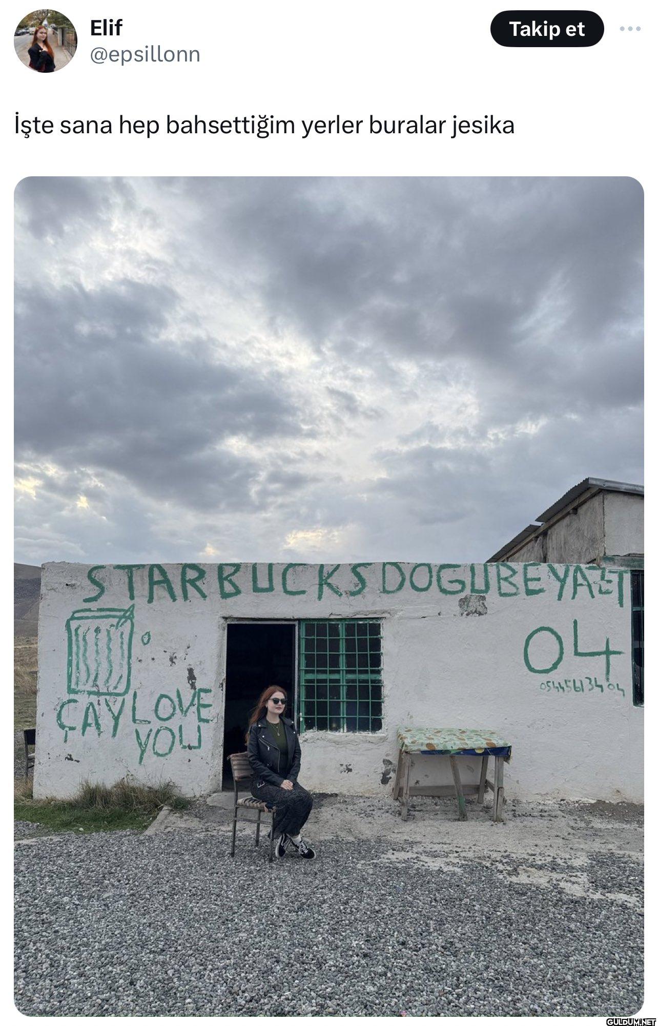 İşte sana hep bahsettiğim...