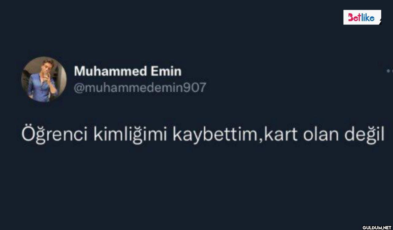 Öğrenci kimliğimi...