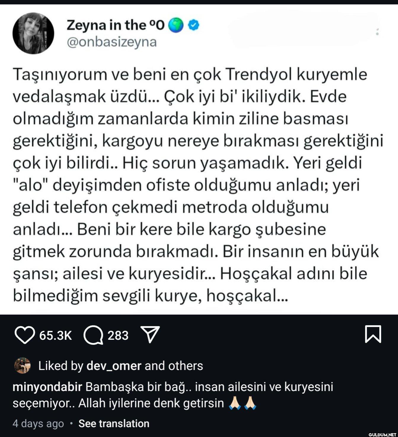Taşınıyorum ve beni en çok...