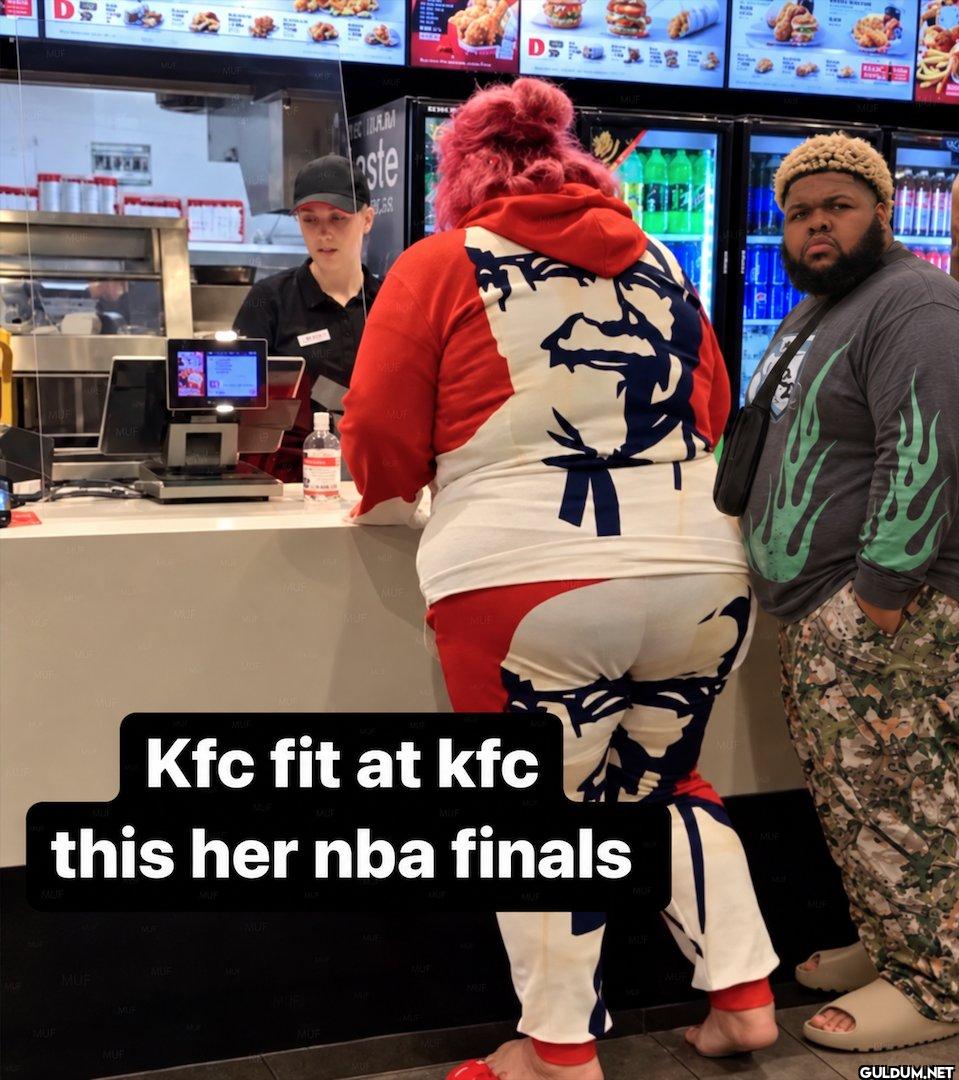 Kfc fit at kfc this her nba finals