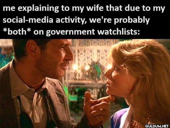 Giving her a warning.   ...