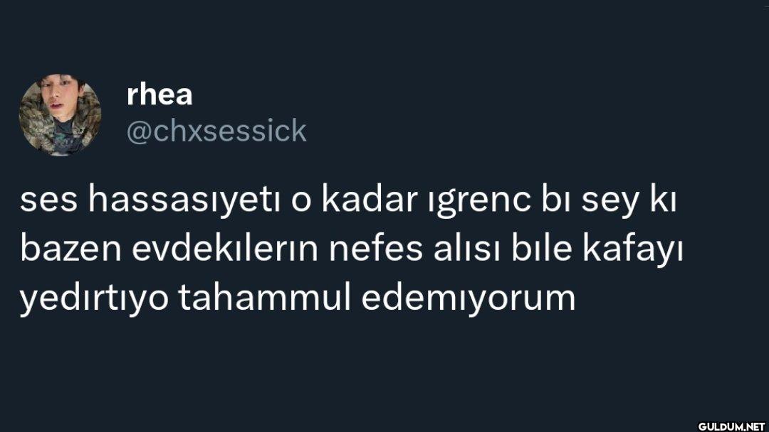 ses hassasiyeti o kadar...