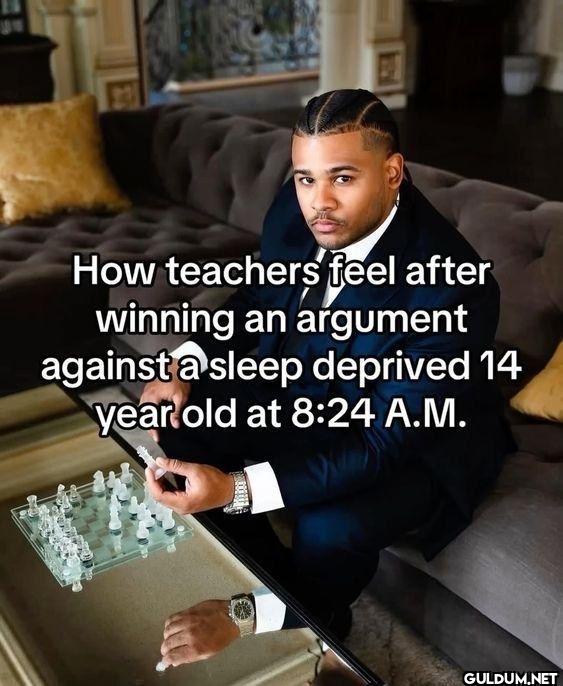 How teachers feel after...