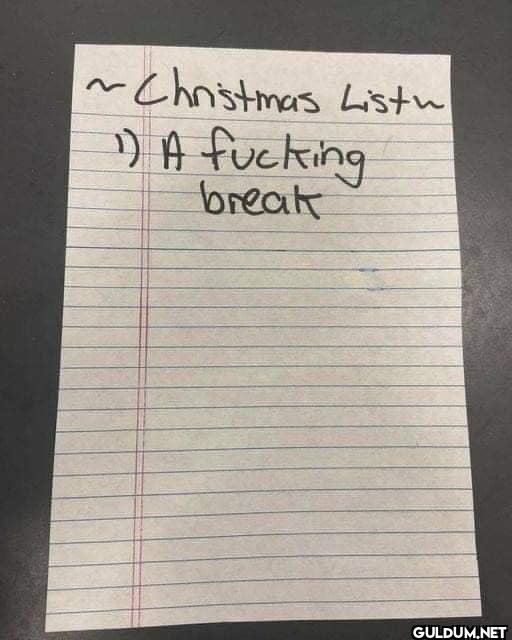 Please    -Christmas List...
