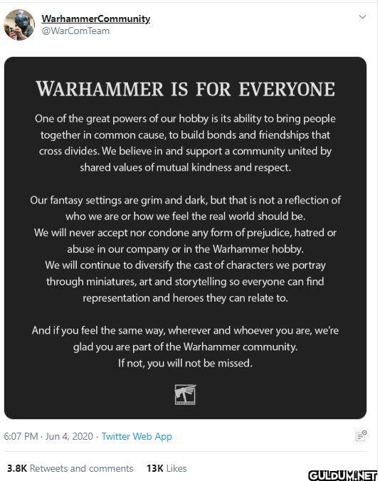 WARHAMMER IS FOR EVERYONE...