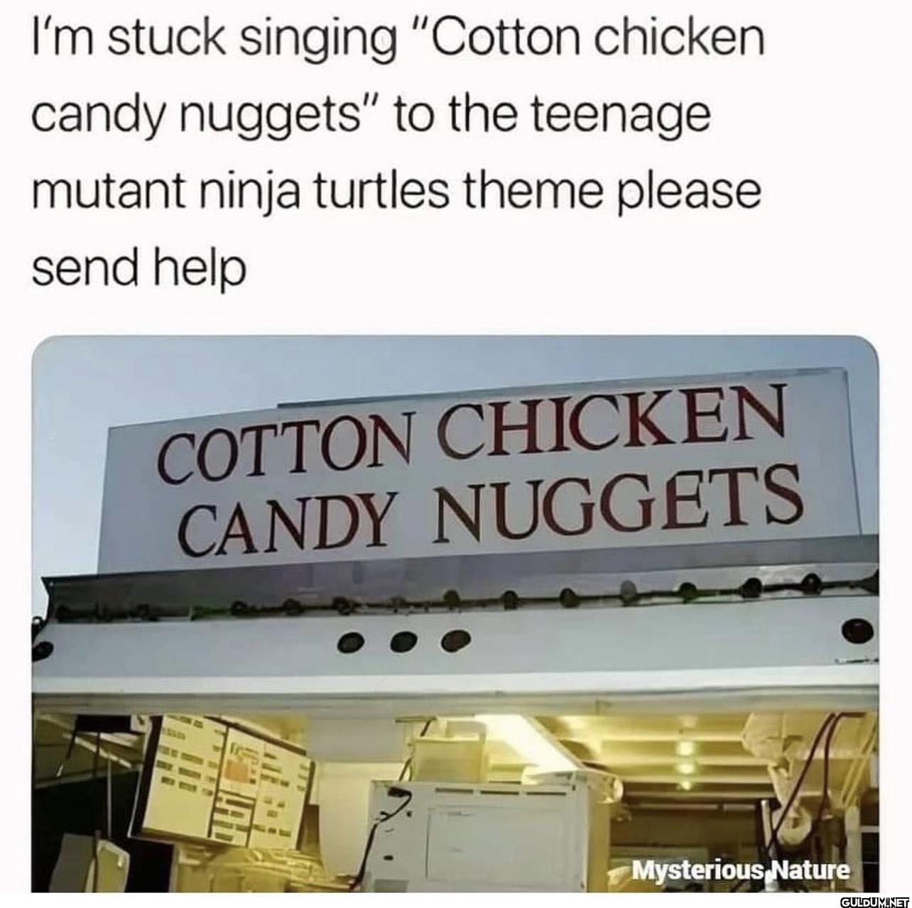 I'm stuck singing "Cotton...