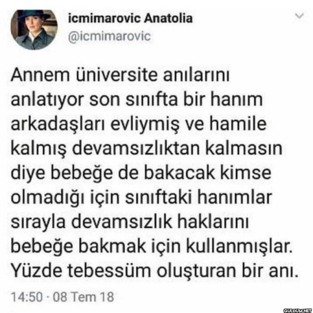 Annem üniversite anılarını...