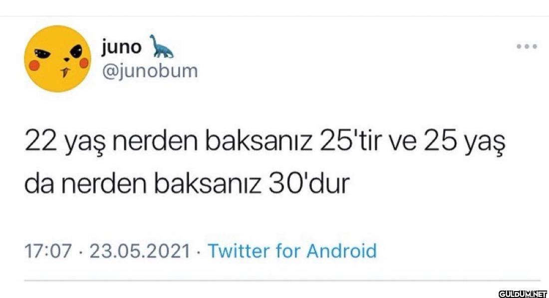 22 yaş nerden baksanız...