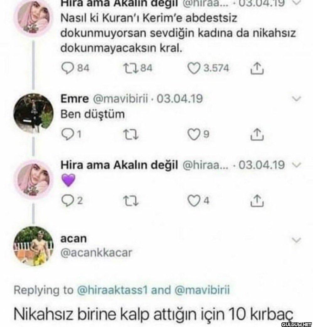 03.04.19 Nasıl ki Kuran'ı...