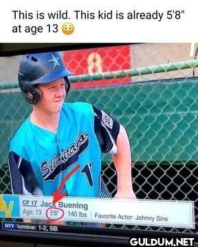 This is wild. This kid is...