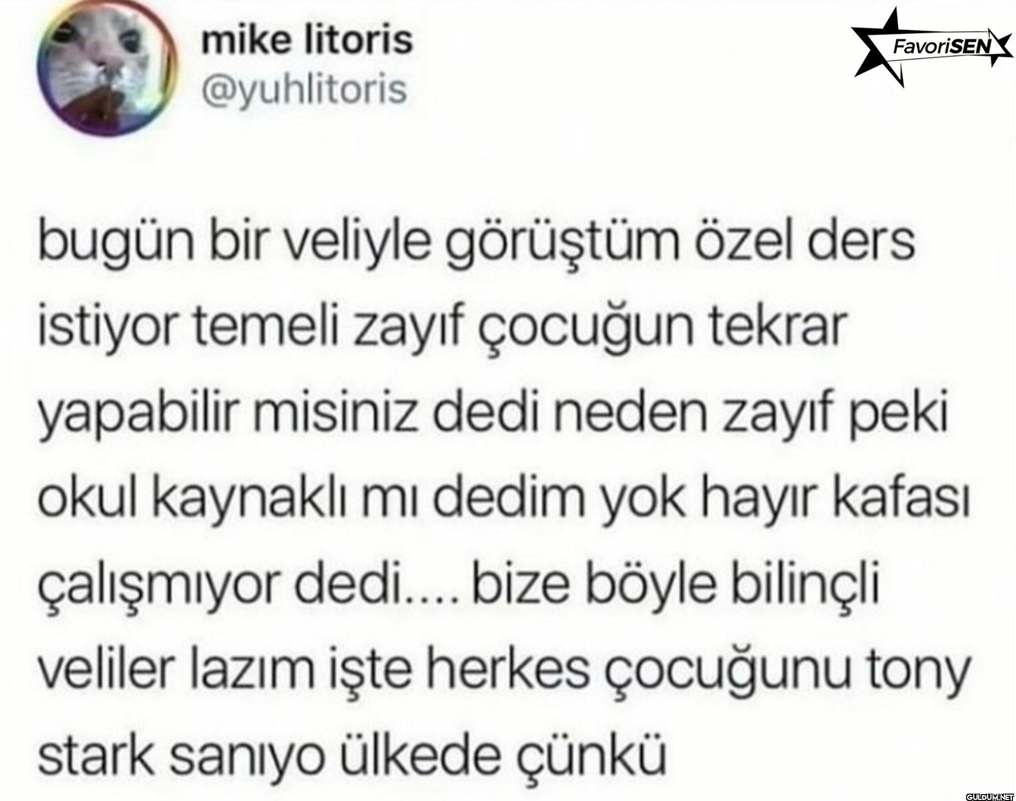 FavoriSEN bugün bir...