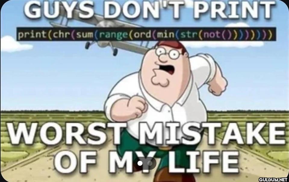 GUYS DON'T PRINT...
