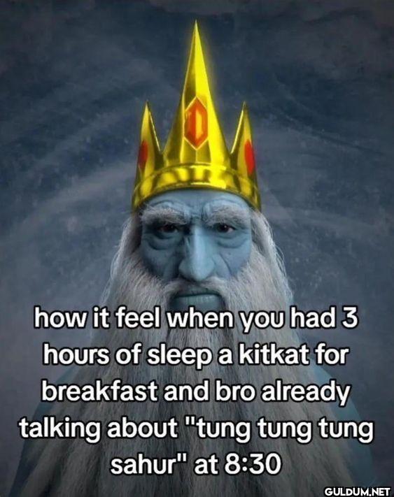 how it feel when you had 3...