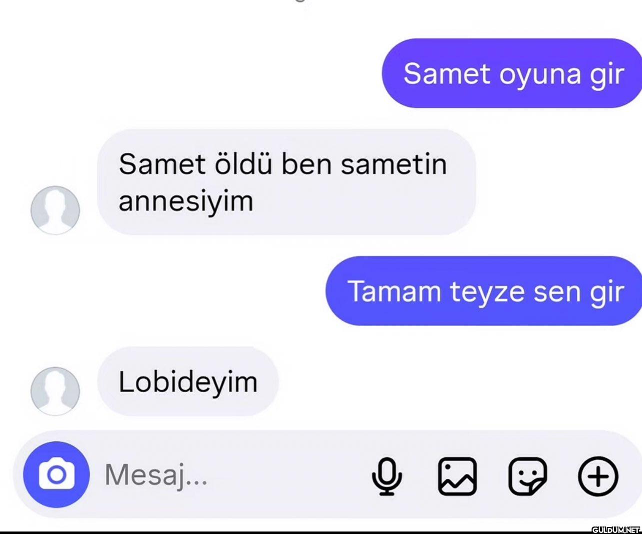 Samet oyuna gir Samet öldü...