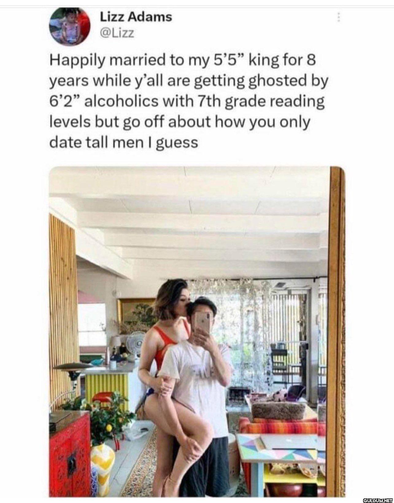 Happily married to my 5'5"...