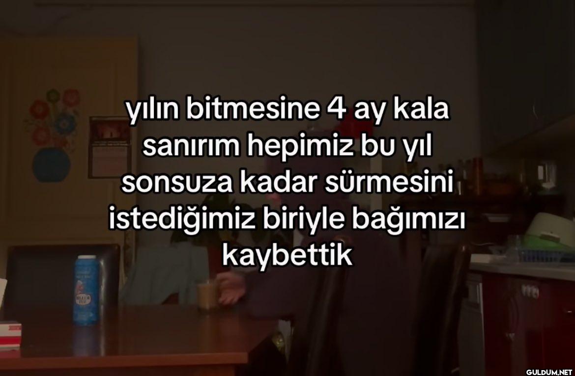 yılın bitmesine 4 ay kala...
