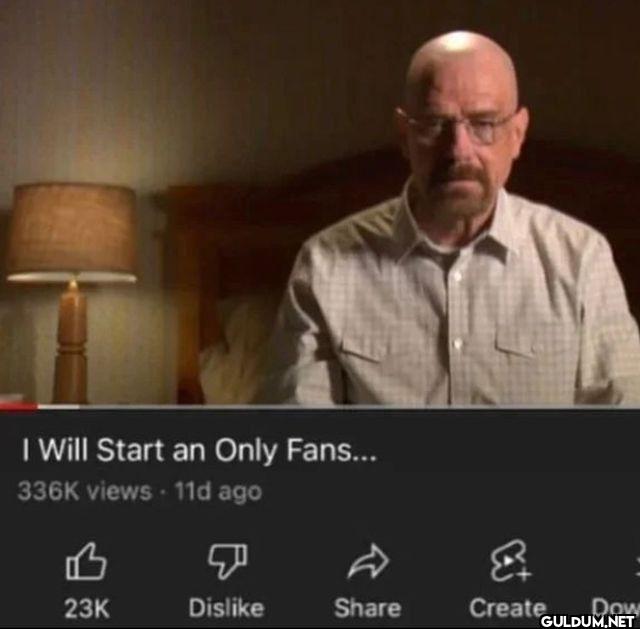 I Will Start an Only...