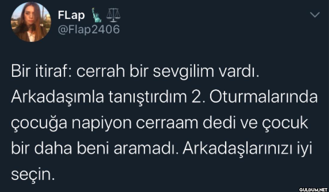 > Bir itiraf: cerrah bir...