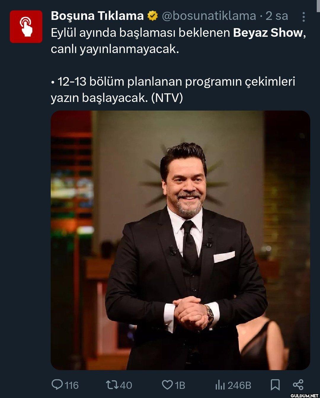 Beyaz Show canlı...
