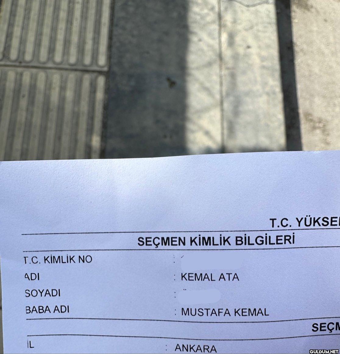Babamla benim adım...