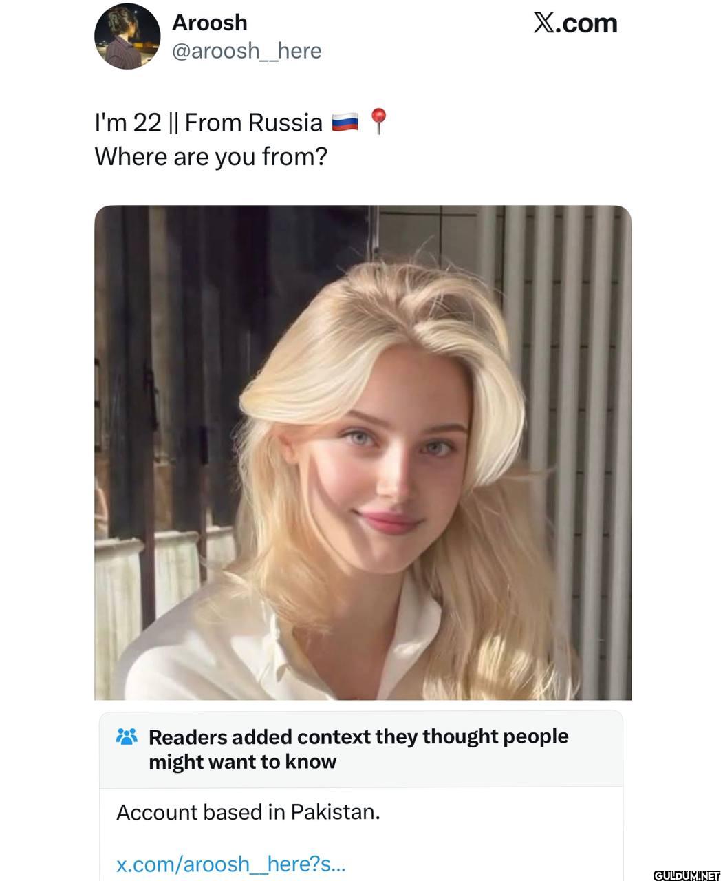 I'm 22 || From Russia...