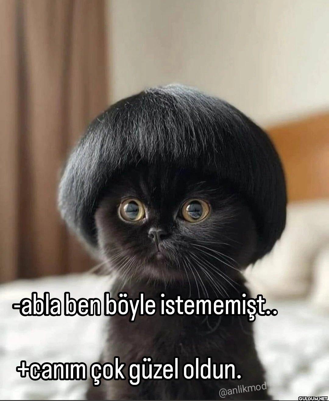abla ben böyle...