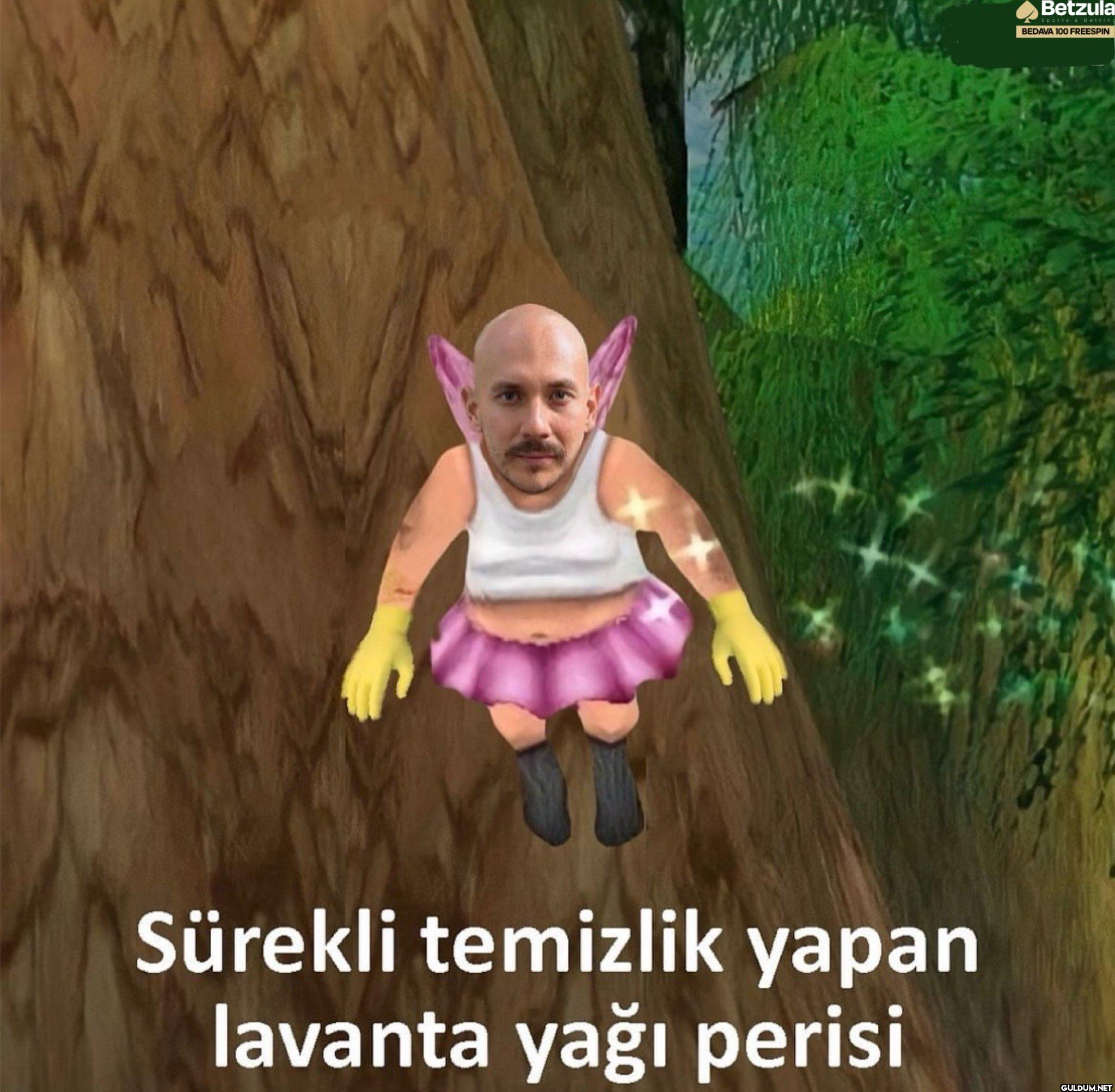 Sürekli temizlik yapan...