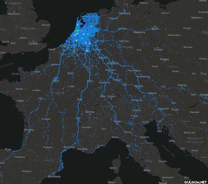 GPS data from thousands of...