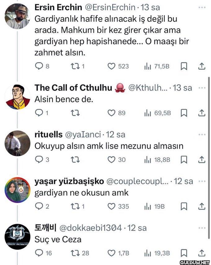Erchin 13 sa Gardiyanlık...
