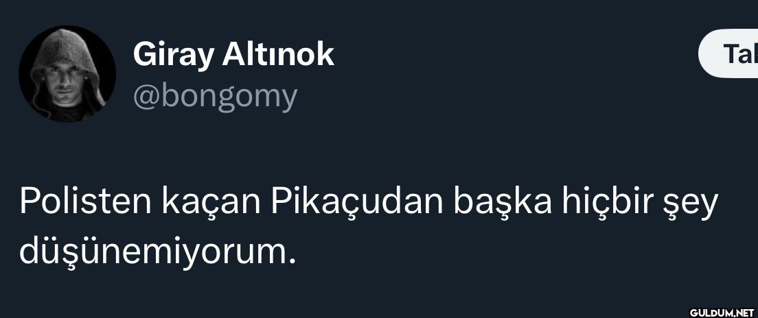 Polisten kaçan Pikaçudan...