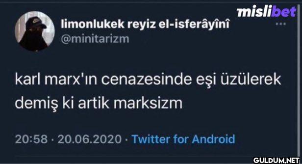 *** karl marx'ın...