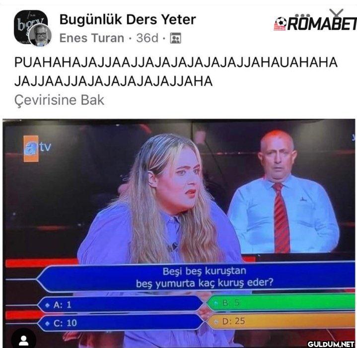 boy Bugünlük Ders Yeter...