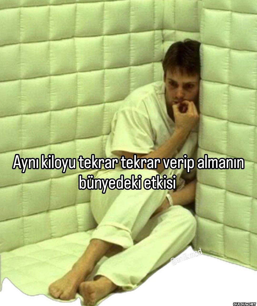 Aynı kiloyu tekrar tekrar...