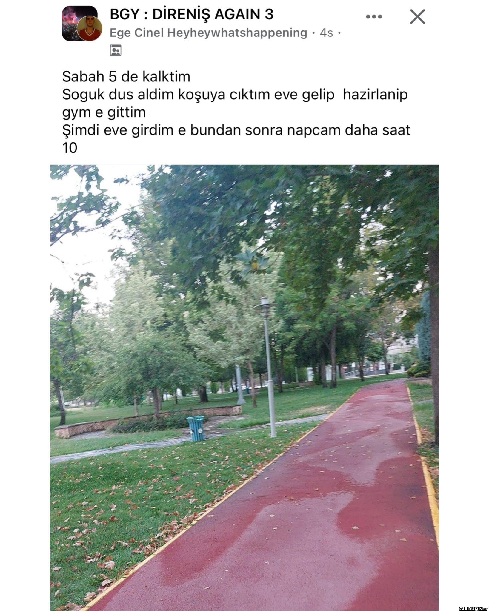 Döngüyü tekrar et, su iç...