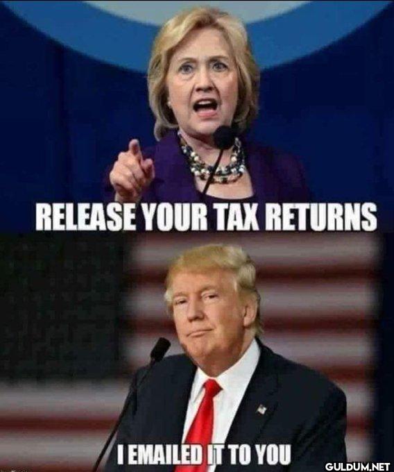 😏    RELEASE YOUR TAX...