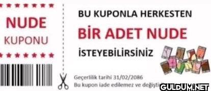 lazım olur    NUDE KUPONU...