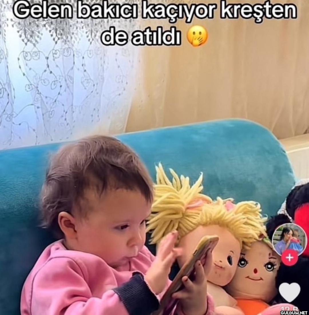 Gelen bakıcı kaçıyor...