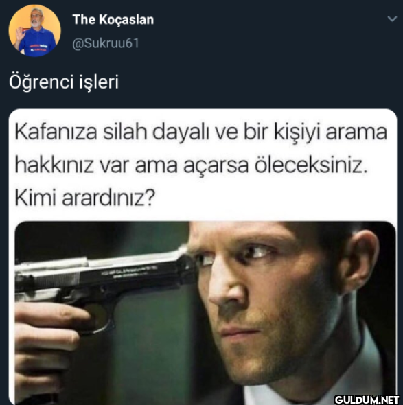 Öğrenci işleri Kafanıza...