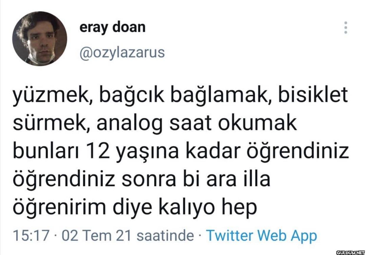 yüzmek, bağcık bağlamak,...