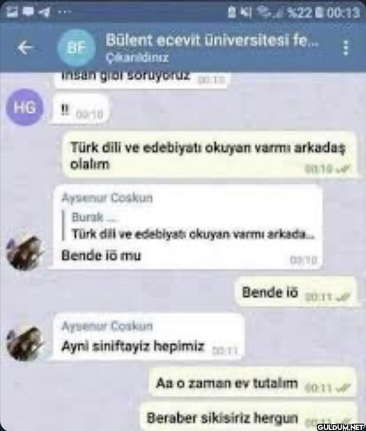 41 %22 00:13 BE Bülent...