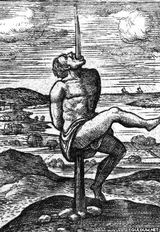 Impalement, a common...