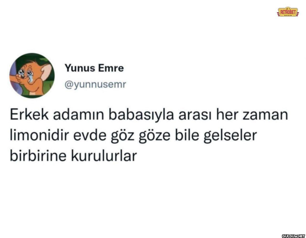 Erkek adamın babasıyla...