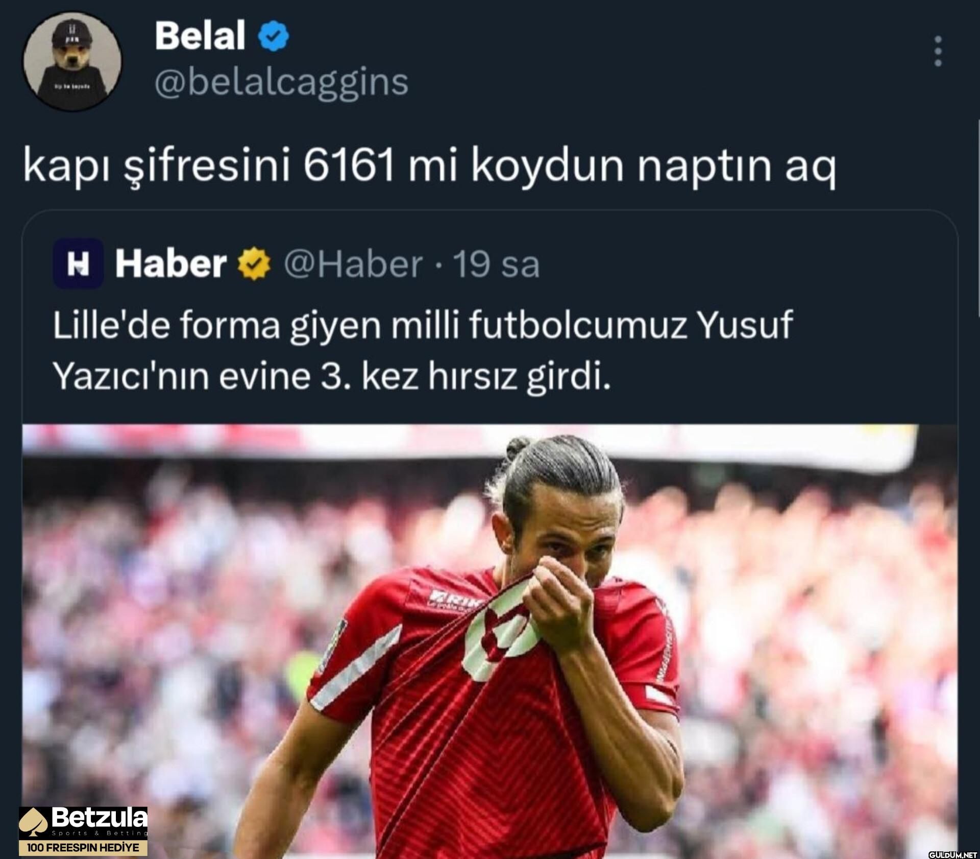 kapı şifresini 6161 mi...